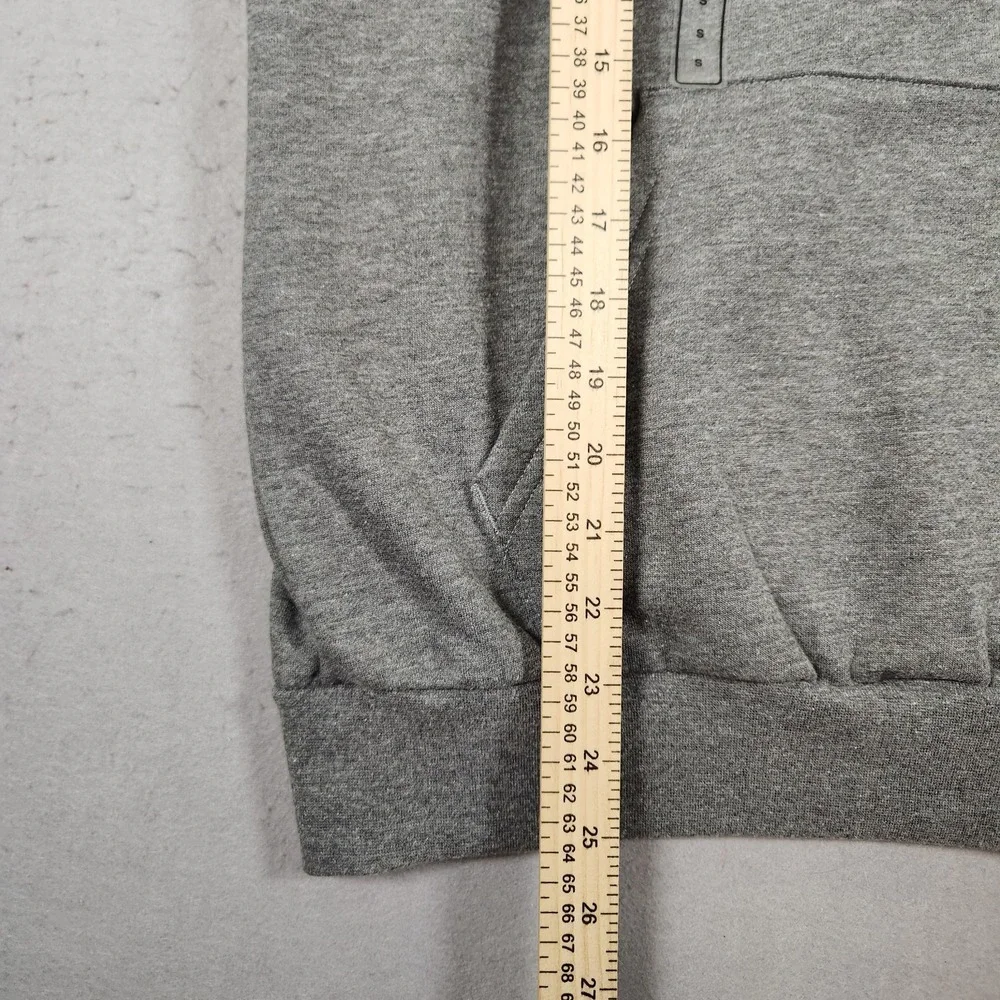 The North Face Hoodie Mens Small Gray Fleece Pullover Travel Cloud Graphic NWT